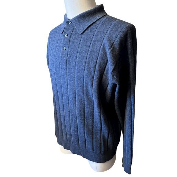 Scrap Cashmere For Crafting/Cutting Blue Moth Holes - Picture 2 of 7